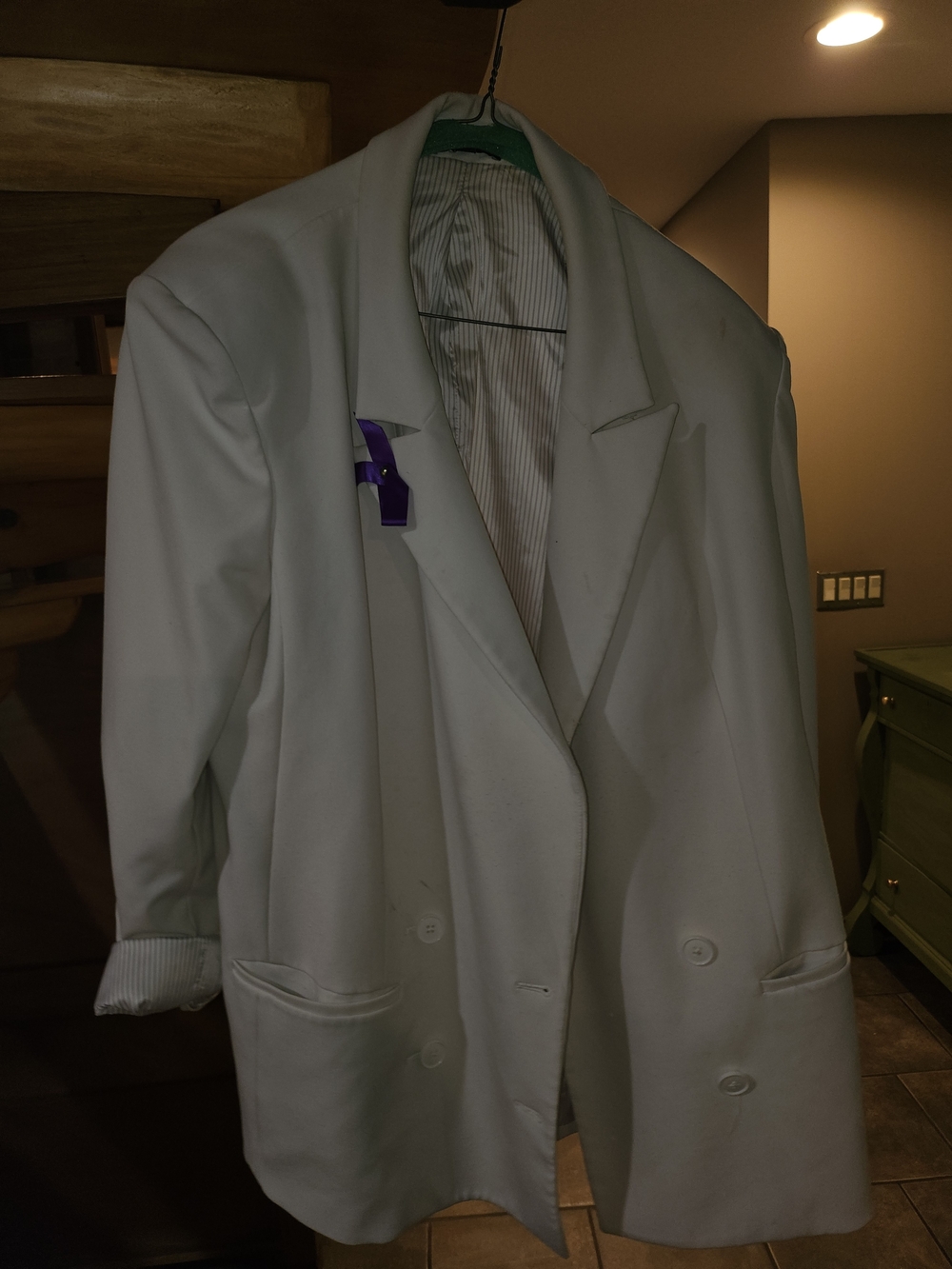 Express White Double-Breasted Women's Blazer